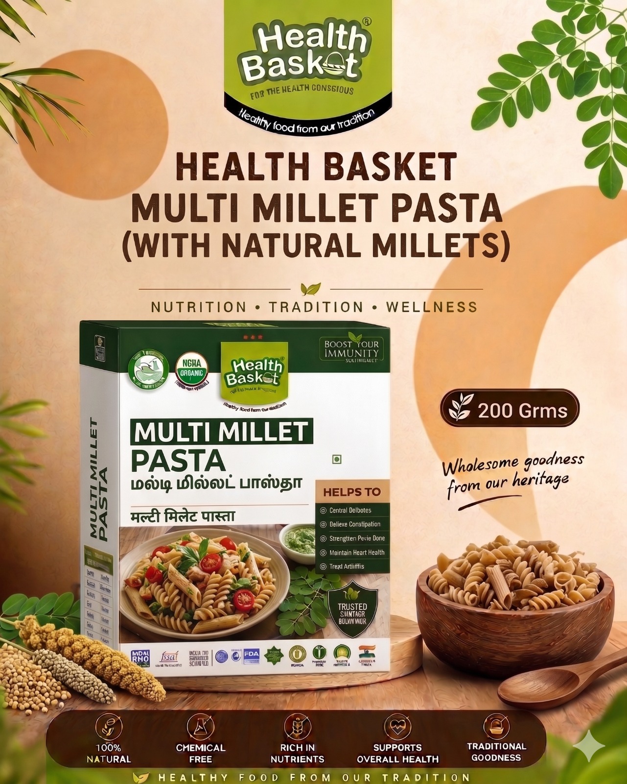 Multi Millet Pasta – 200 g